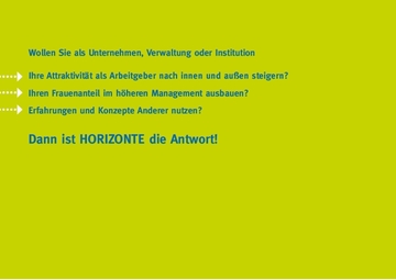 HORIZONTE Broschüre