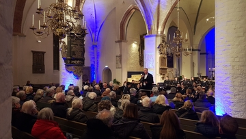 Pastor Marcus Christ, Leiter des Kirchlichen Dienstes in Polizei und Zoll, erzählte das bewegende Erlebnis eines amerikanischen Polizisten an Weihnachten.