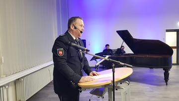 Polizeihauptkommissar Thore Thomasziks Lesung brachte nicht nur einige Lacher, sondern führte auch zum Nachdenken.