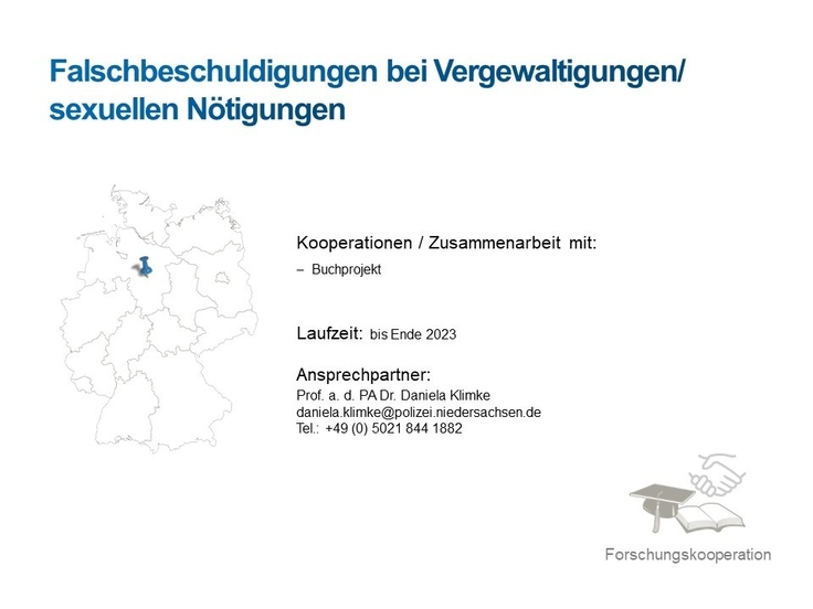 Falschbeschuldigungen bei Vergewaltigungen/sexuelle Nötigungen