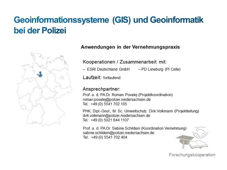 Geoinformationssysteme und Geoinformatik bei der Polizei
