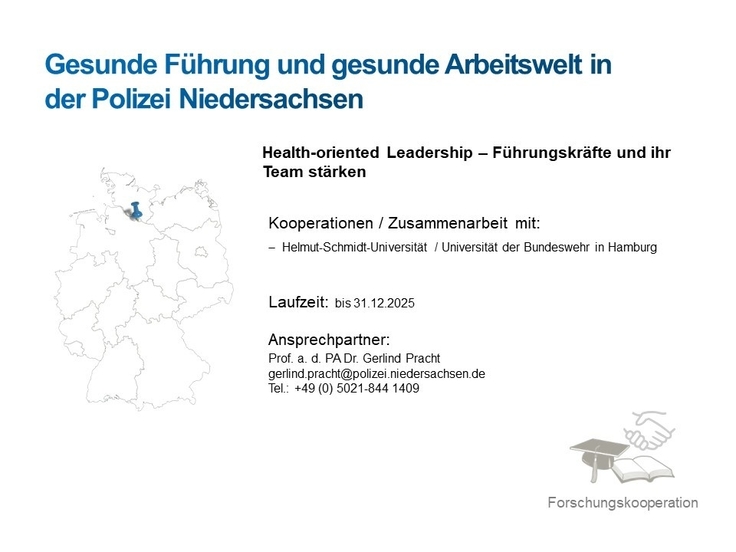 Gesunde Führung und gesunde Arbeitswelt in der Polizei Niedersachsen