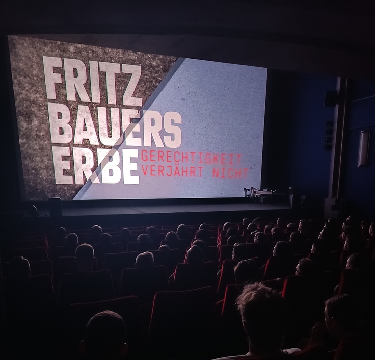 Im Mittelpunkt stand der Film „Fritz Bauers Erbe“.