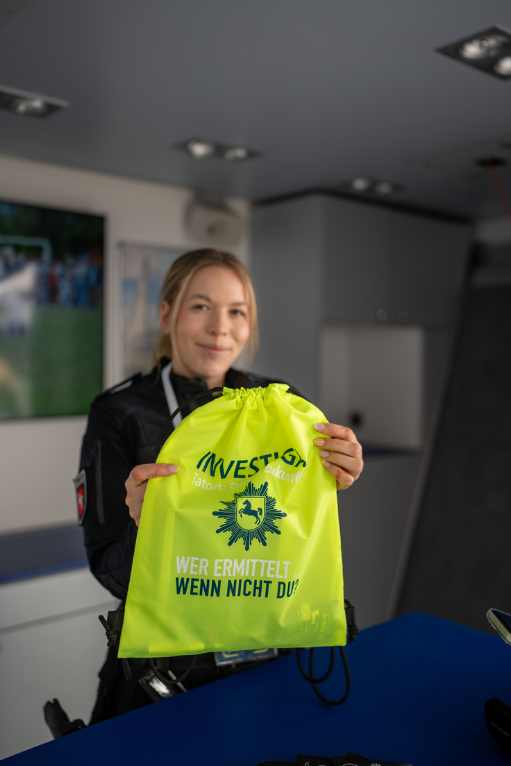 INVESTIGA, Merchandise-Beutel, Polizeiakademie Niedersachsen