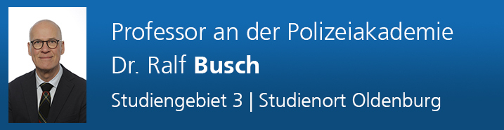 Ralf Busch Studiengebiet 3 Professor
